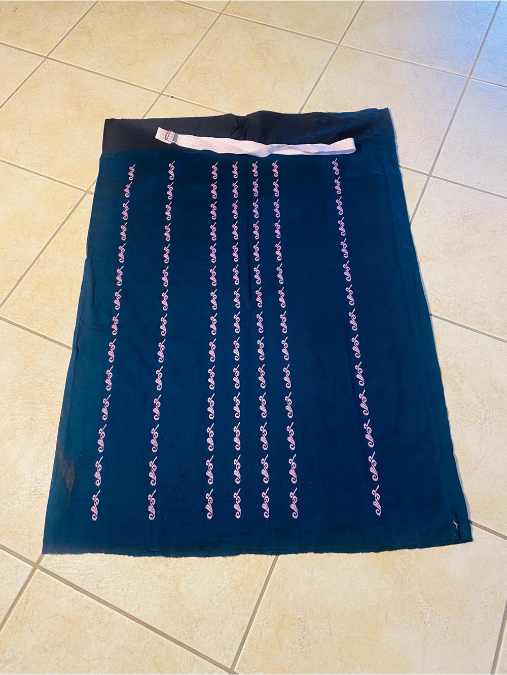 Authentic Tibetan Buddhist Monastery Handloom Handwoven Wrap Skirt
